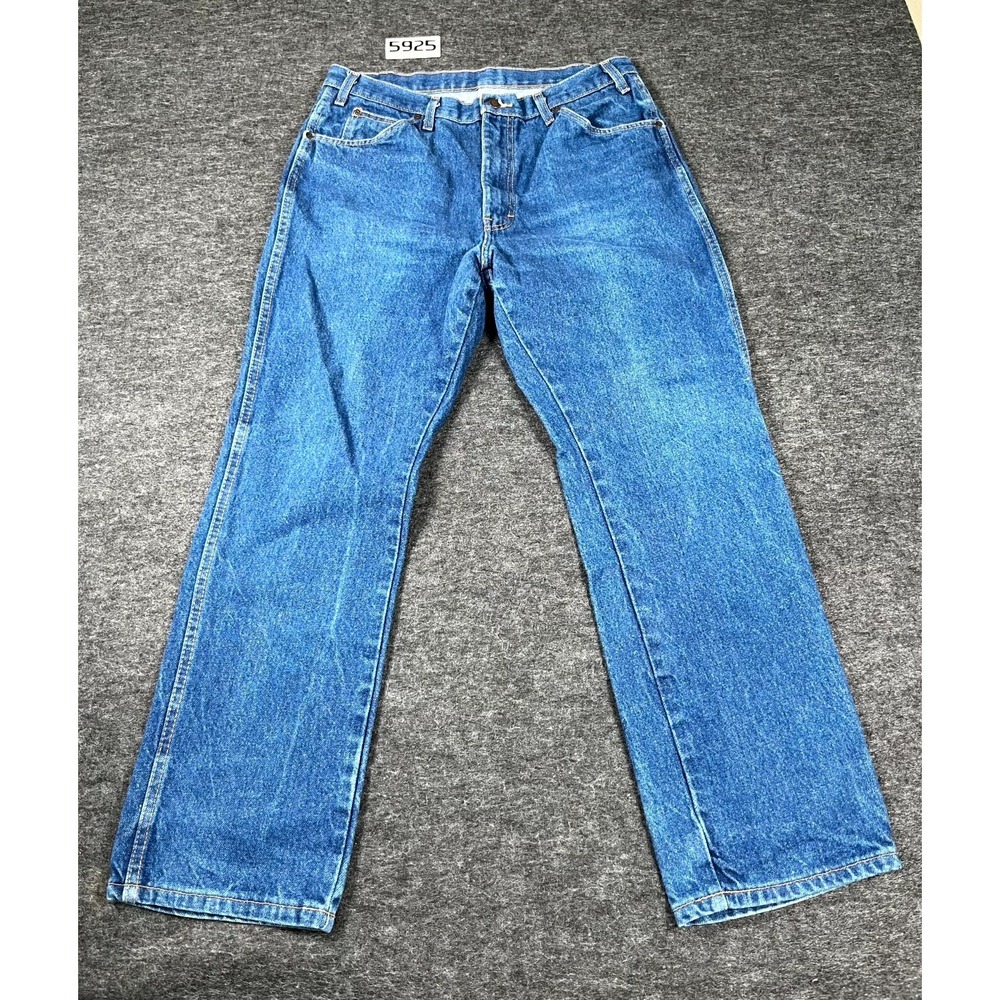Dickies Jeans Mens 36x30 Blue Denim Cotton Medium Wash Straight Leg Streetwear